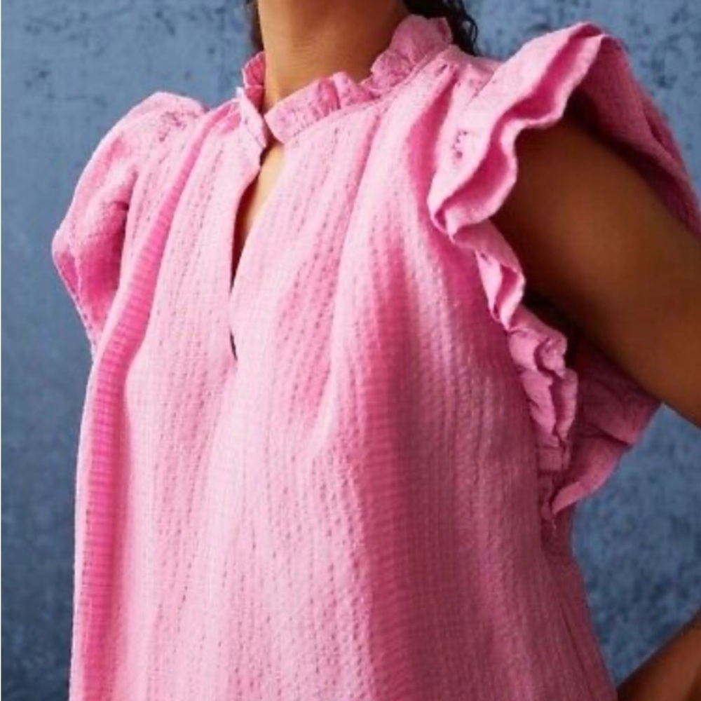 Marie Oliver Merrit Double Ruffle Top